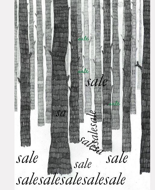 if a tree shed a sale .......