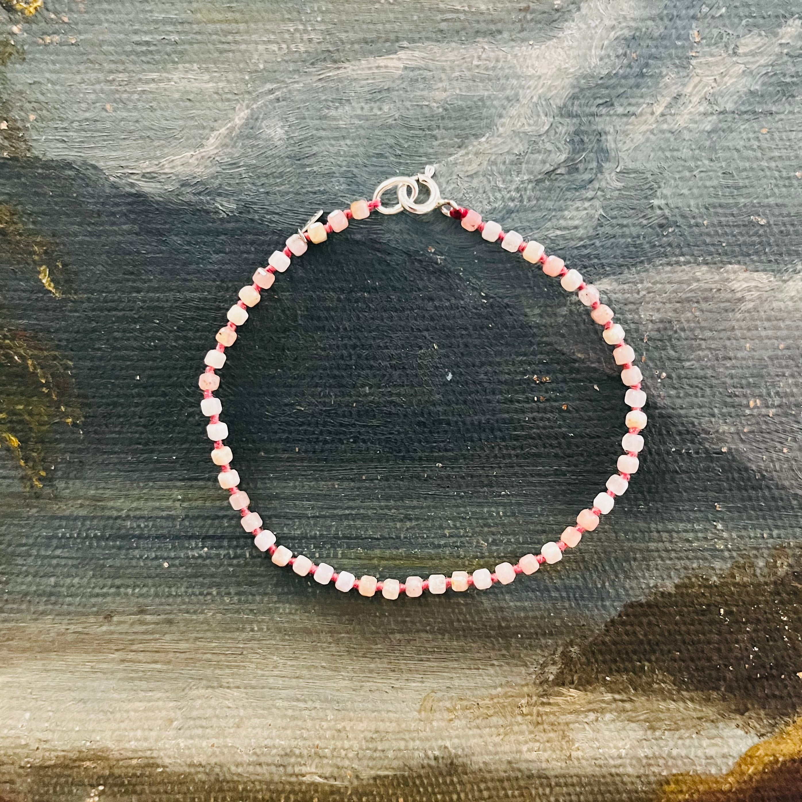 knotted birthstone bracelets
