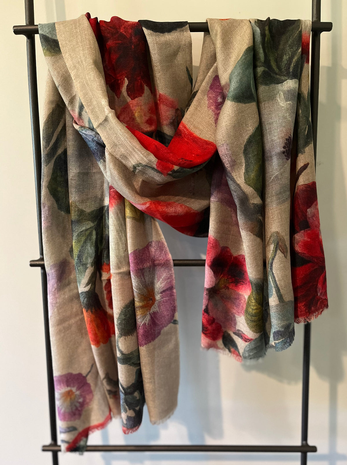 A Bouquet of Color.   scarf