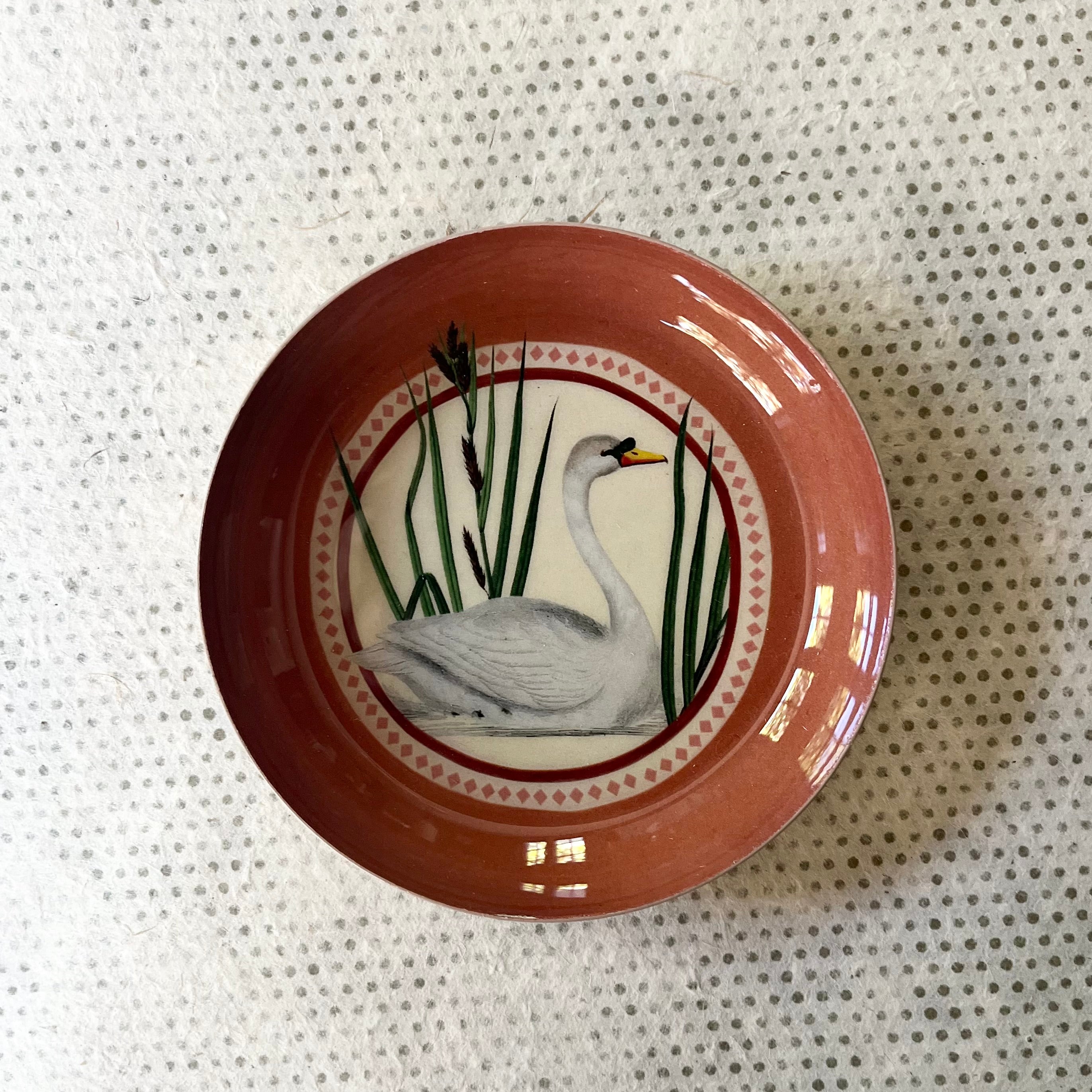 Swan round dish