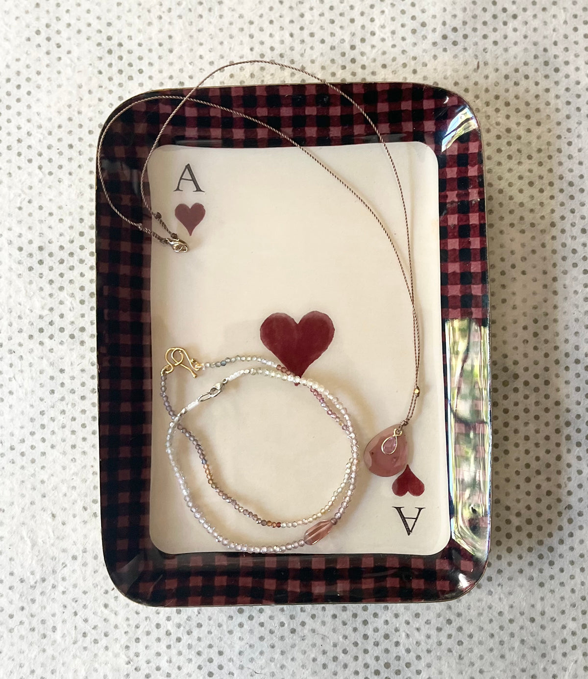 Ace of Hearts tray
