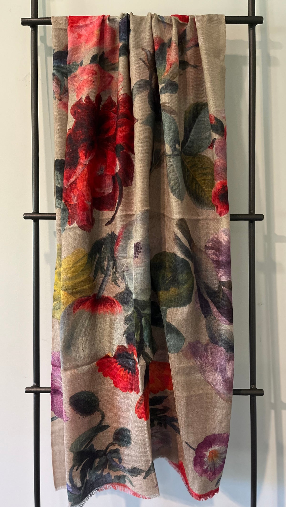 A Bouquet of Color.   scarf