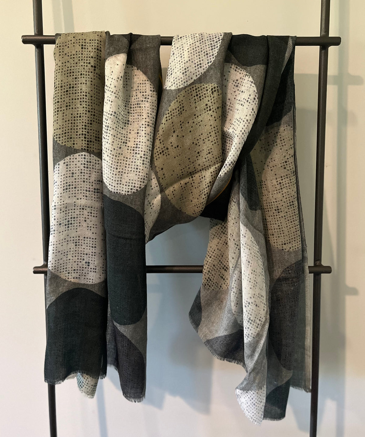 Polka dots.  scarf