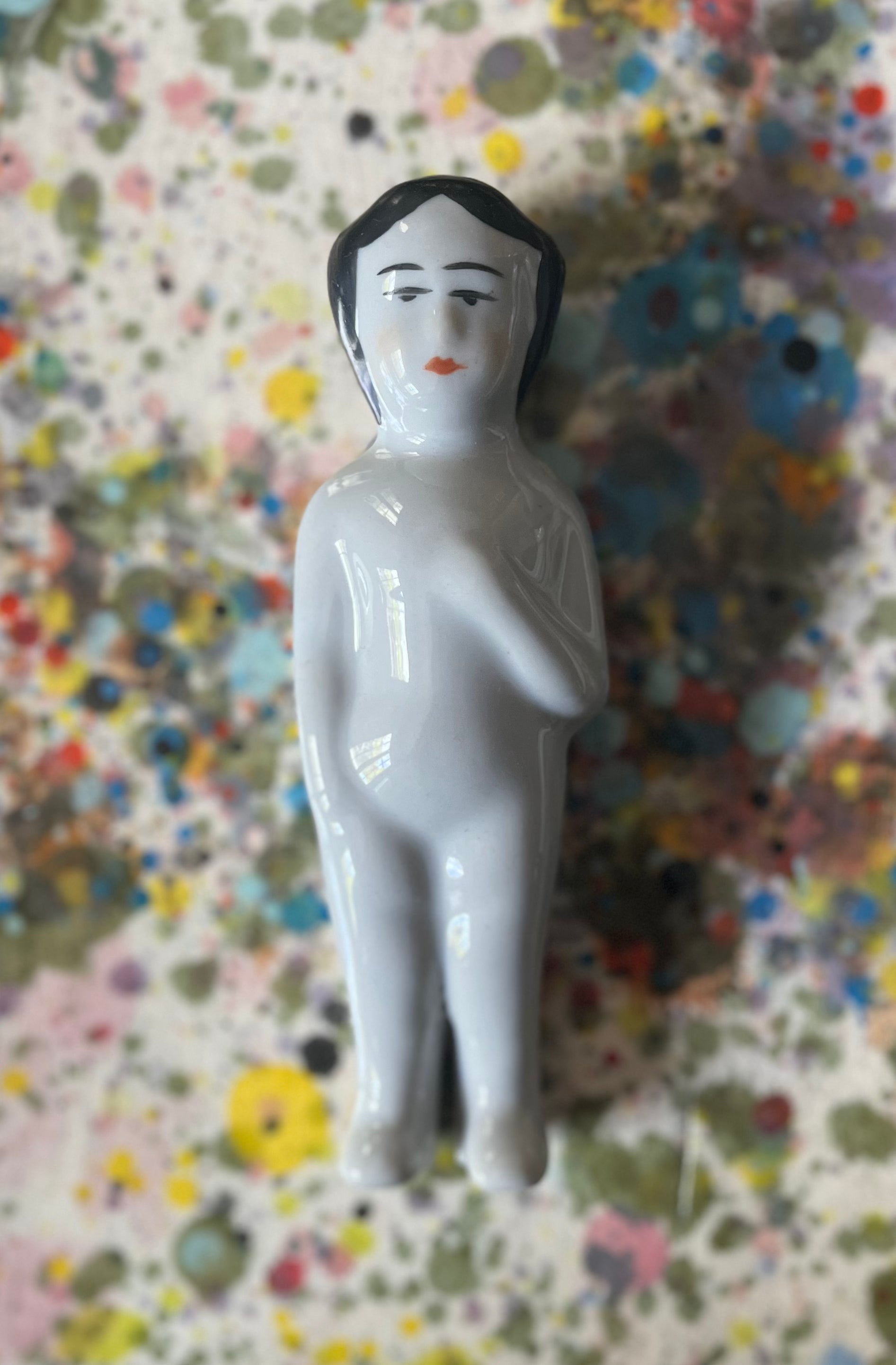 DON'T LOOK! I'M NAKED PORCELAIN DOLLS