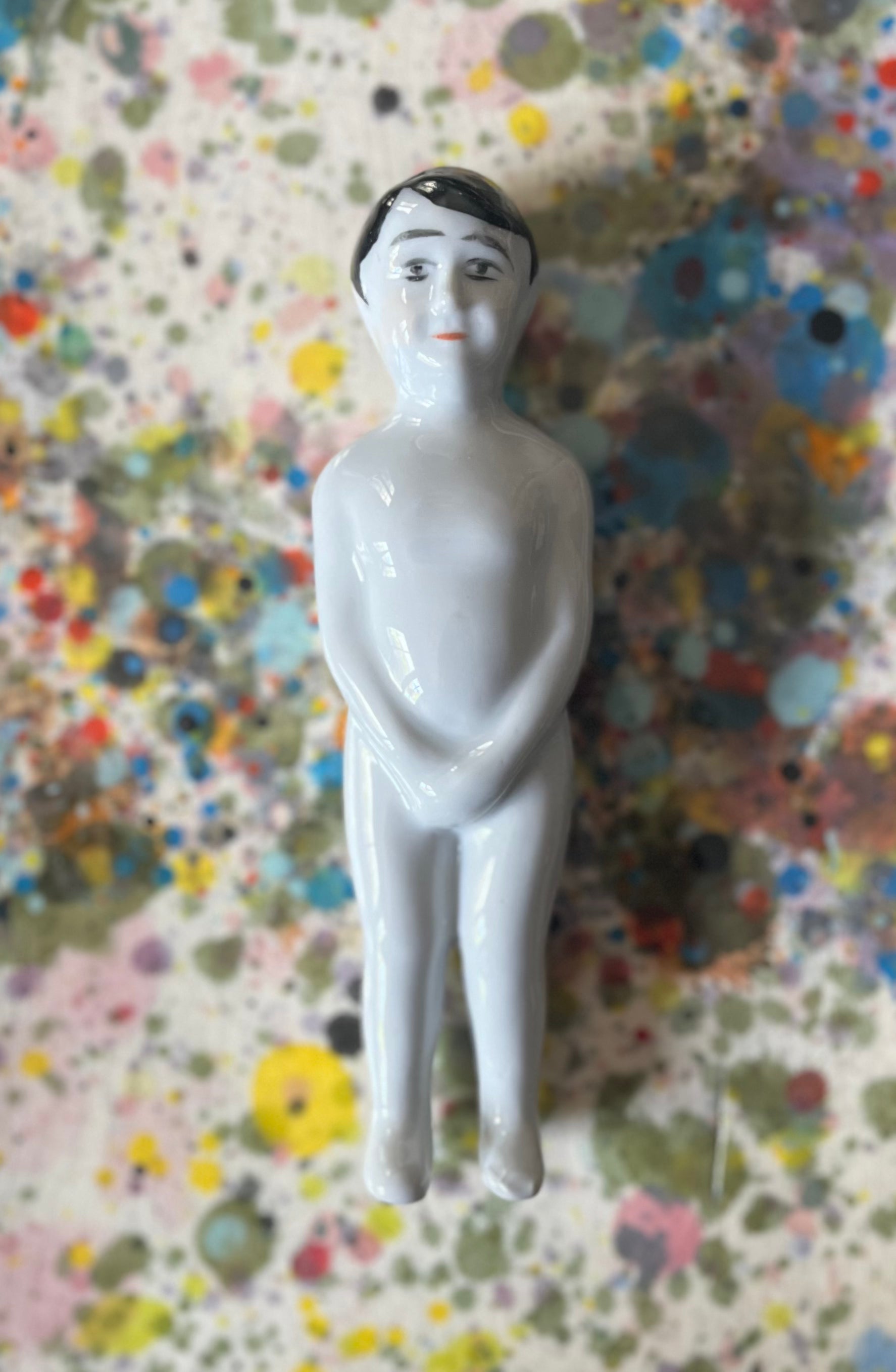 DON'T LOOK! I'M NAKED PORCELAIN DOLLS