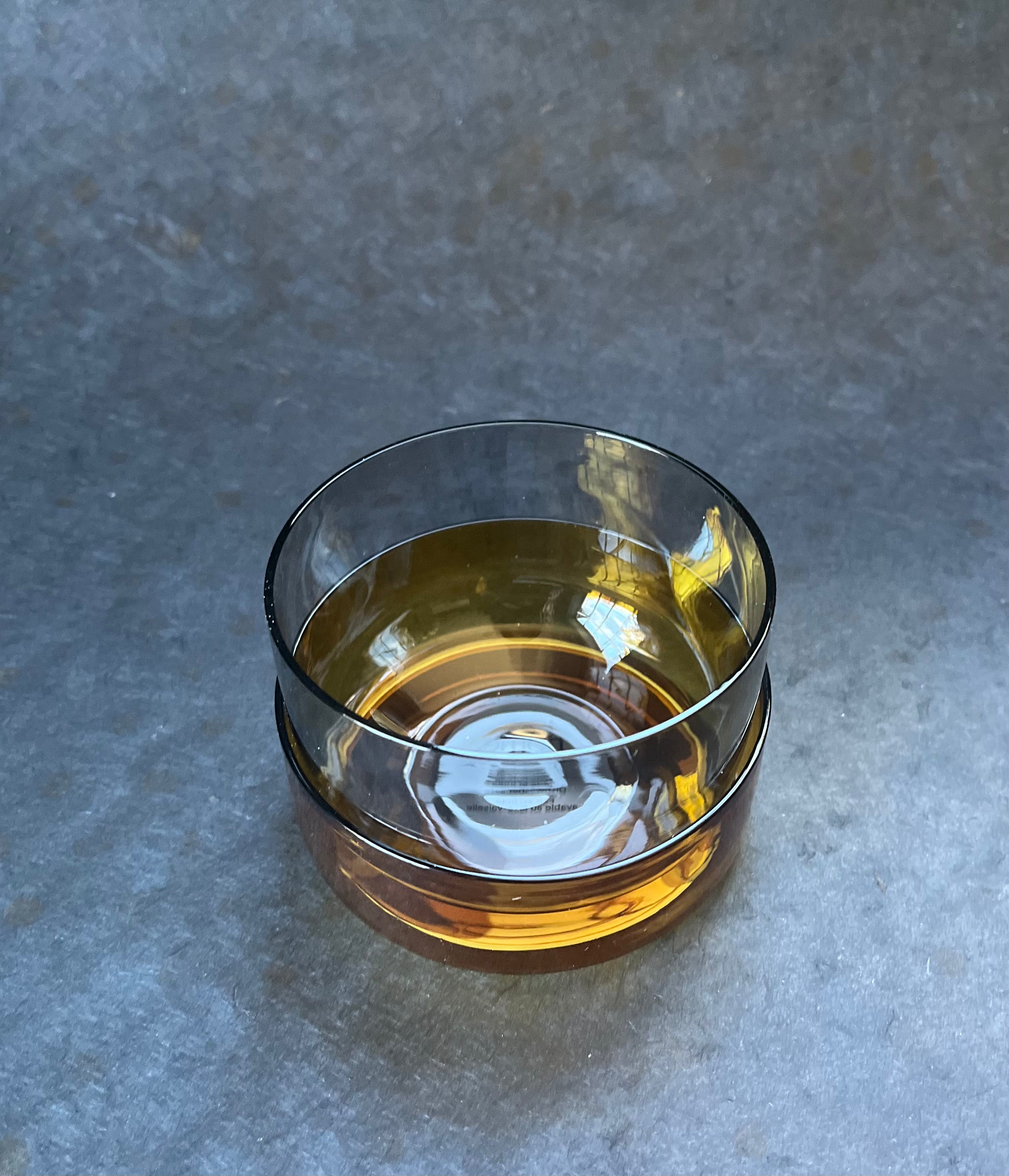Two-Toned Glass Container