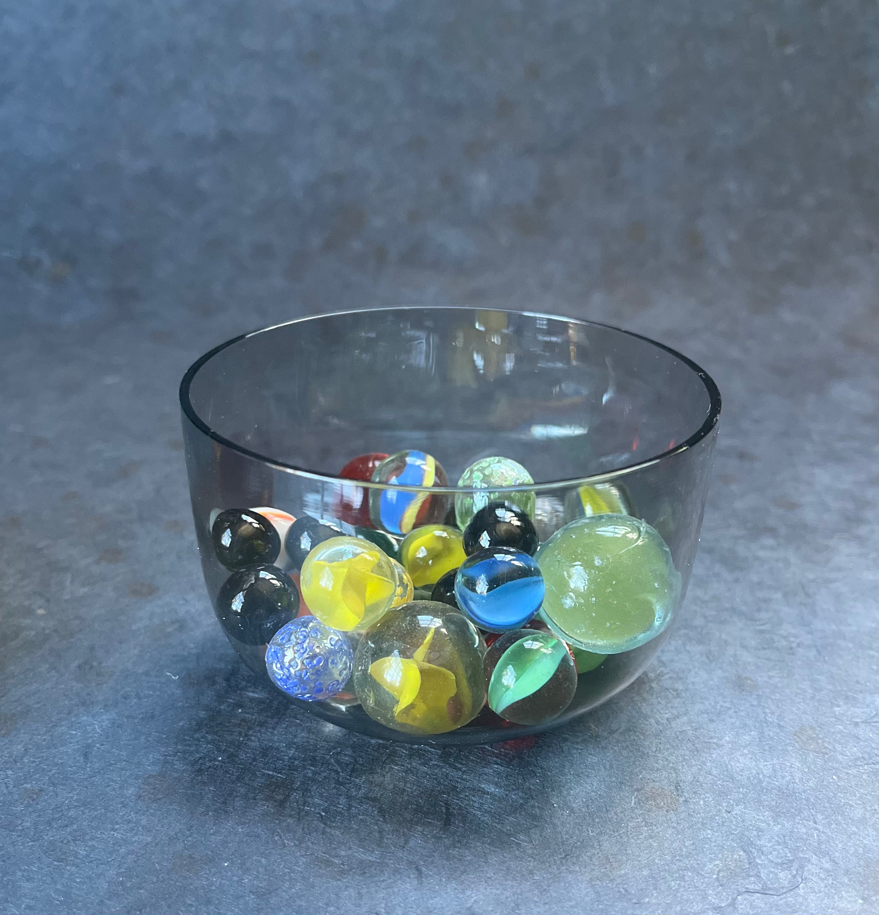 Two-Toned Glass Container