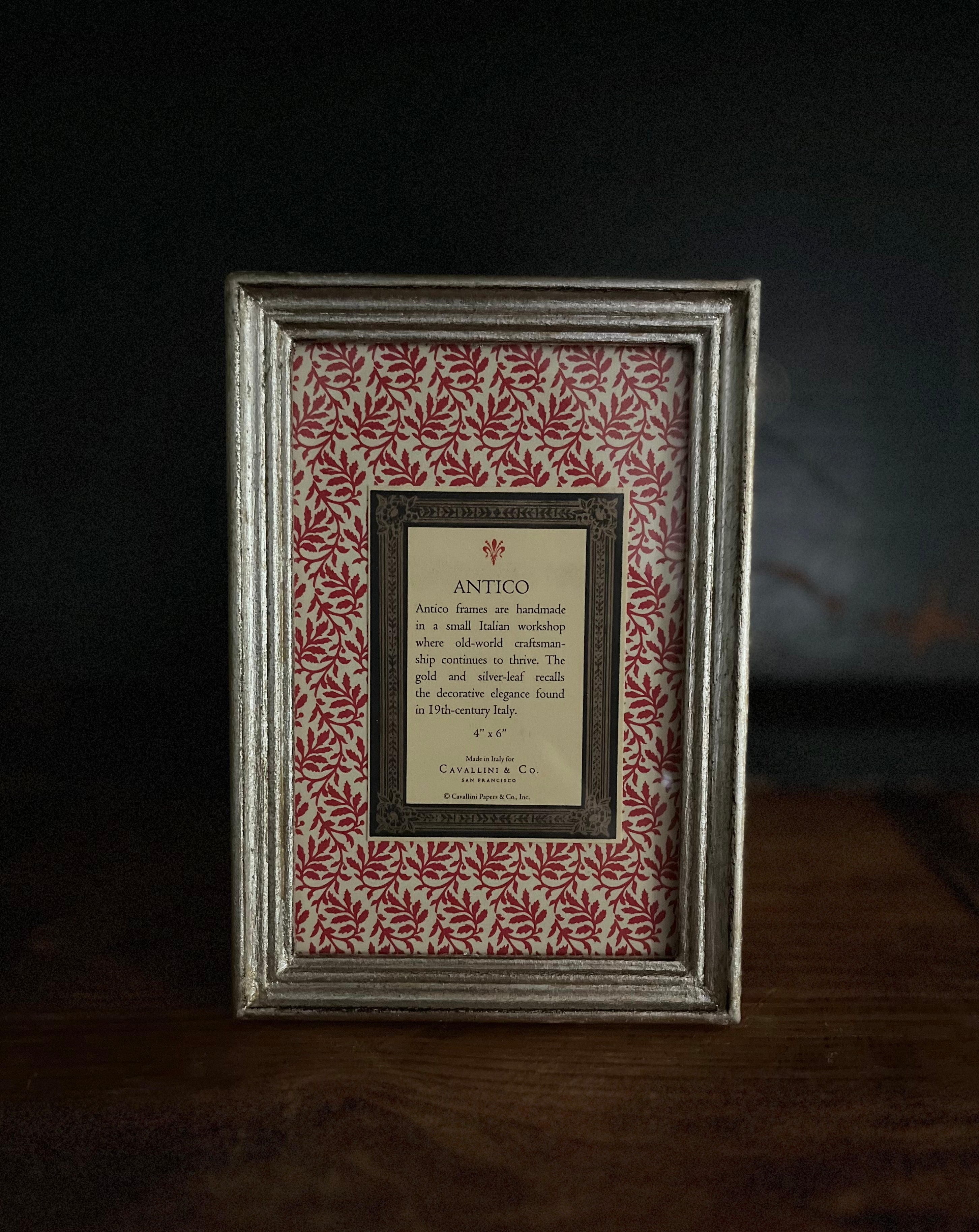 Antico Silver Frame