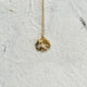 a lacy circle of gold.necklace