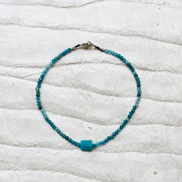 amazonite + chrysocolla bracelet