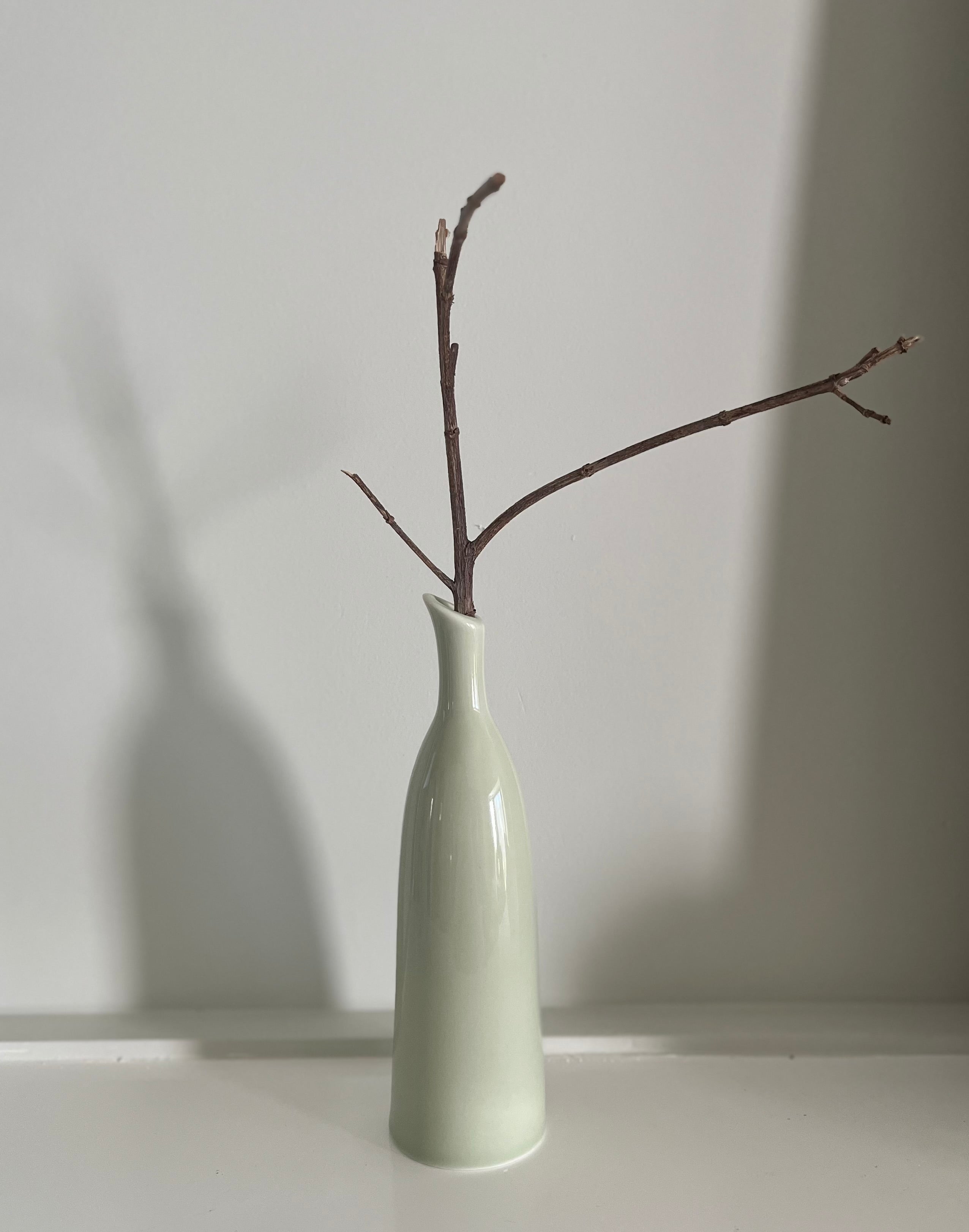 celadon lip vase
