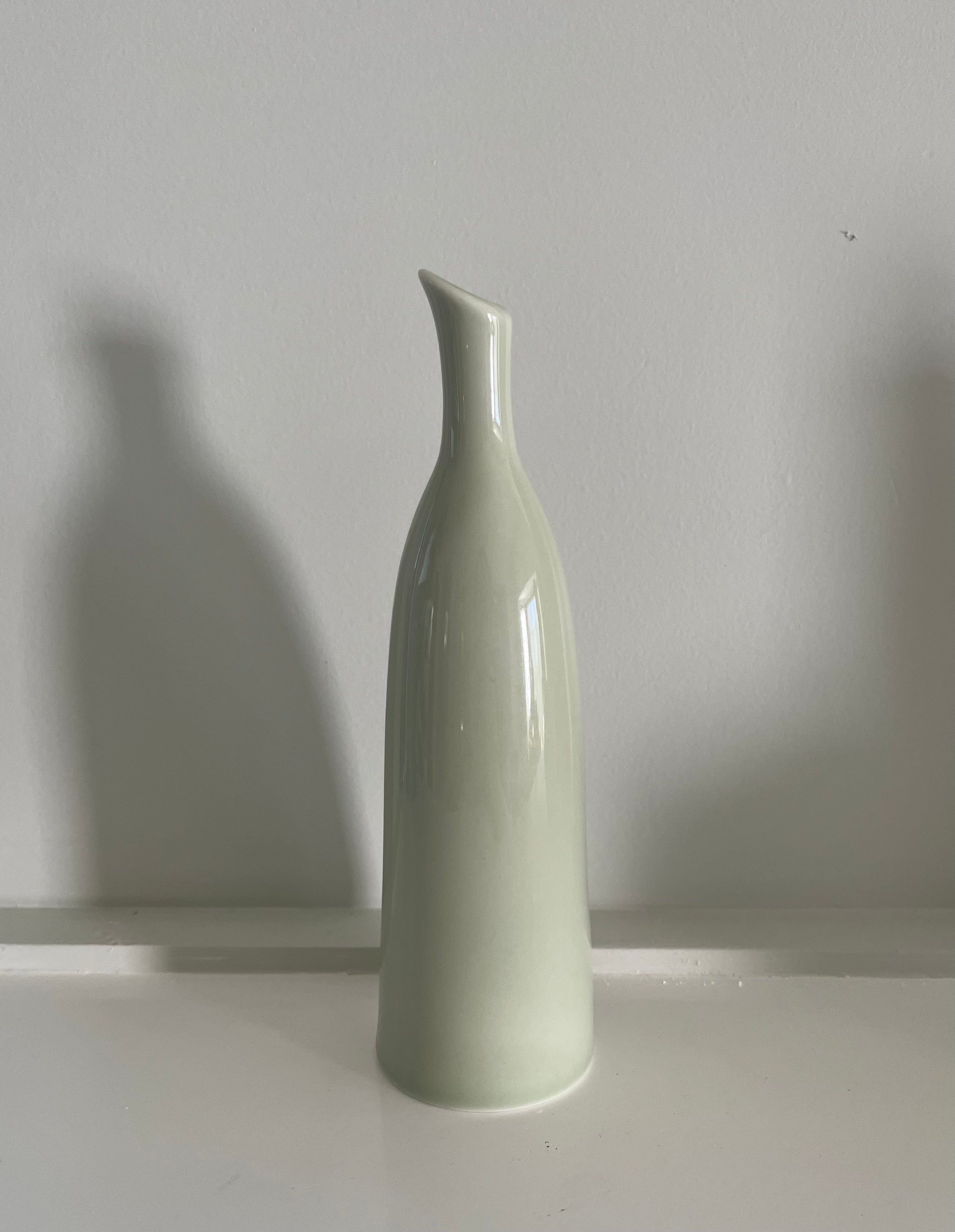 celadon lip vase