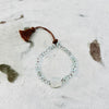 Aquamarines and Moonstone. bracelet