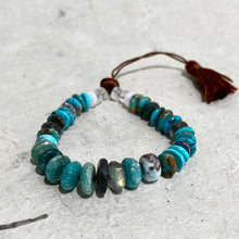 brilliant blue turquoise.  bracelet