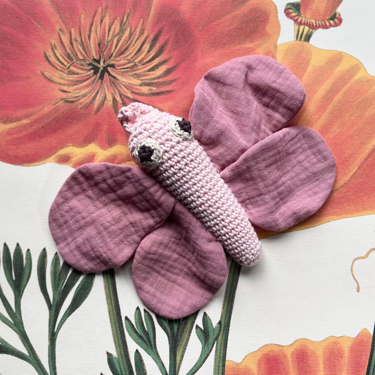 Butterfly rattle