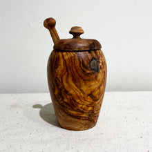 Olive Wood Honey Jar