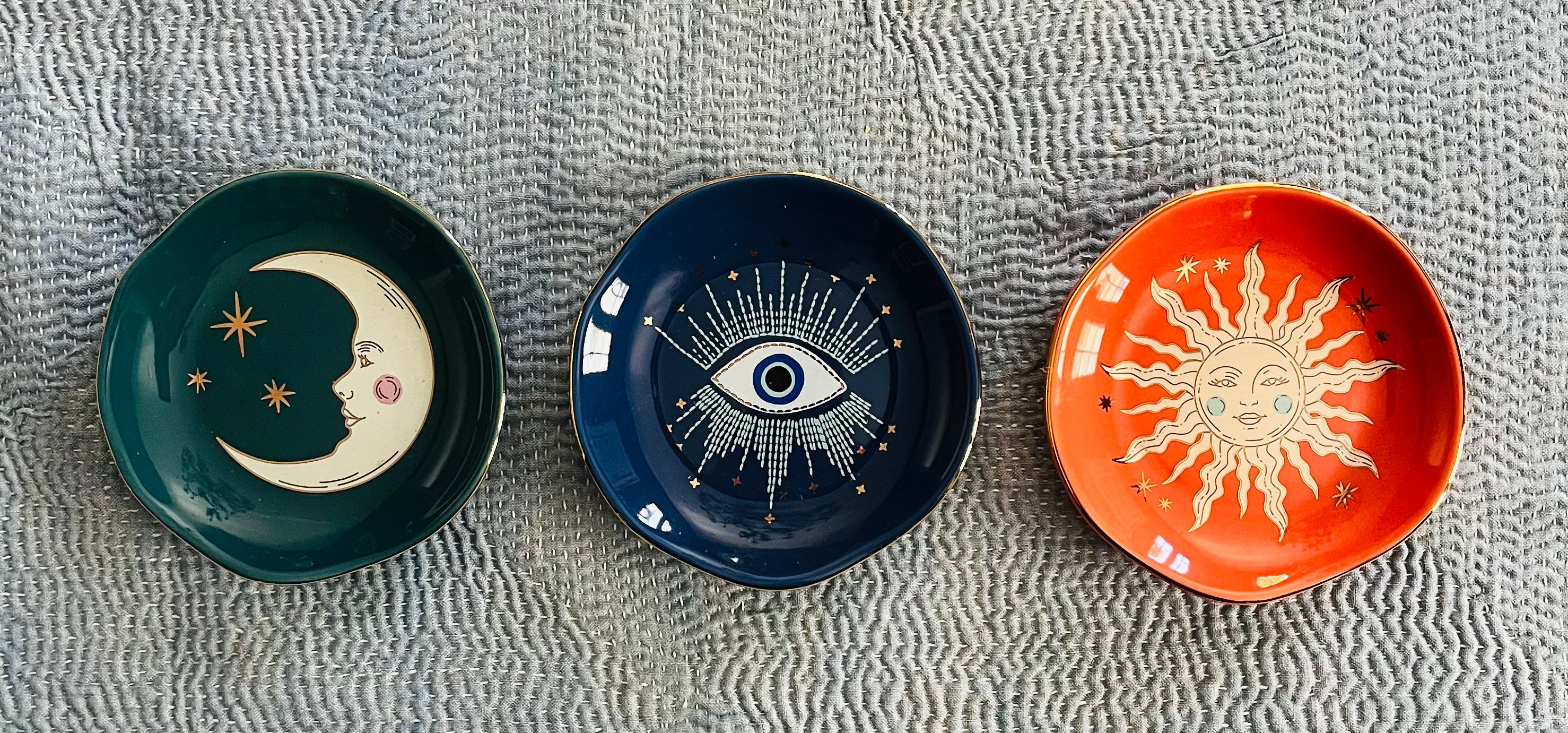 Celestial Ceramic Trinket Dish