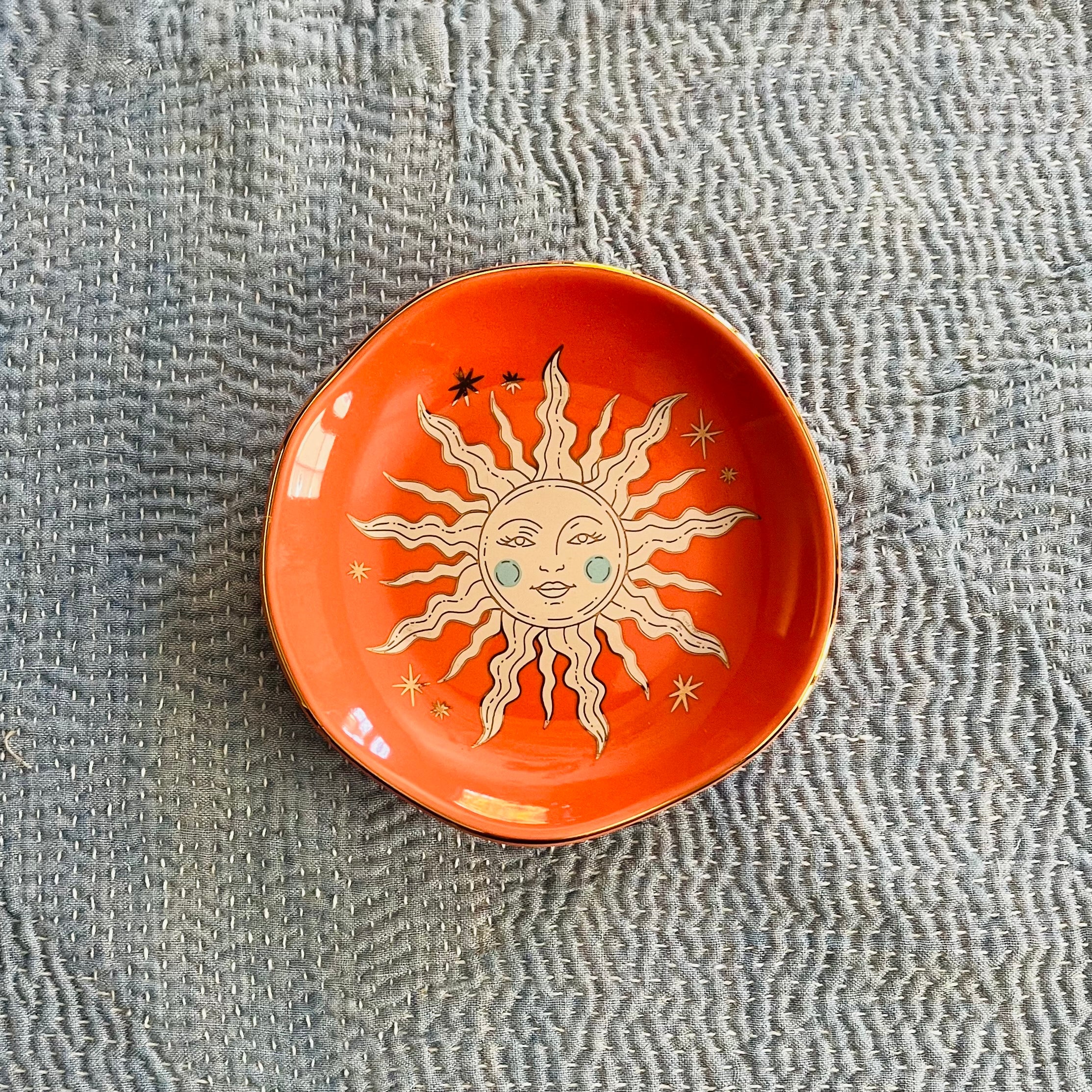 Celestial Ceramic Trinket Dish