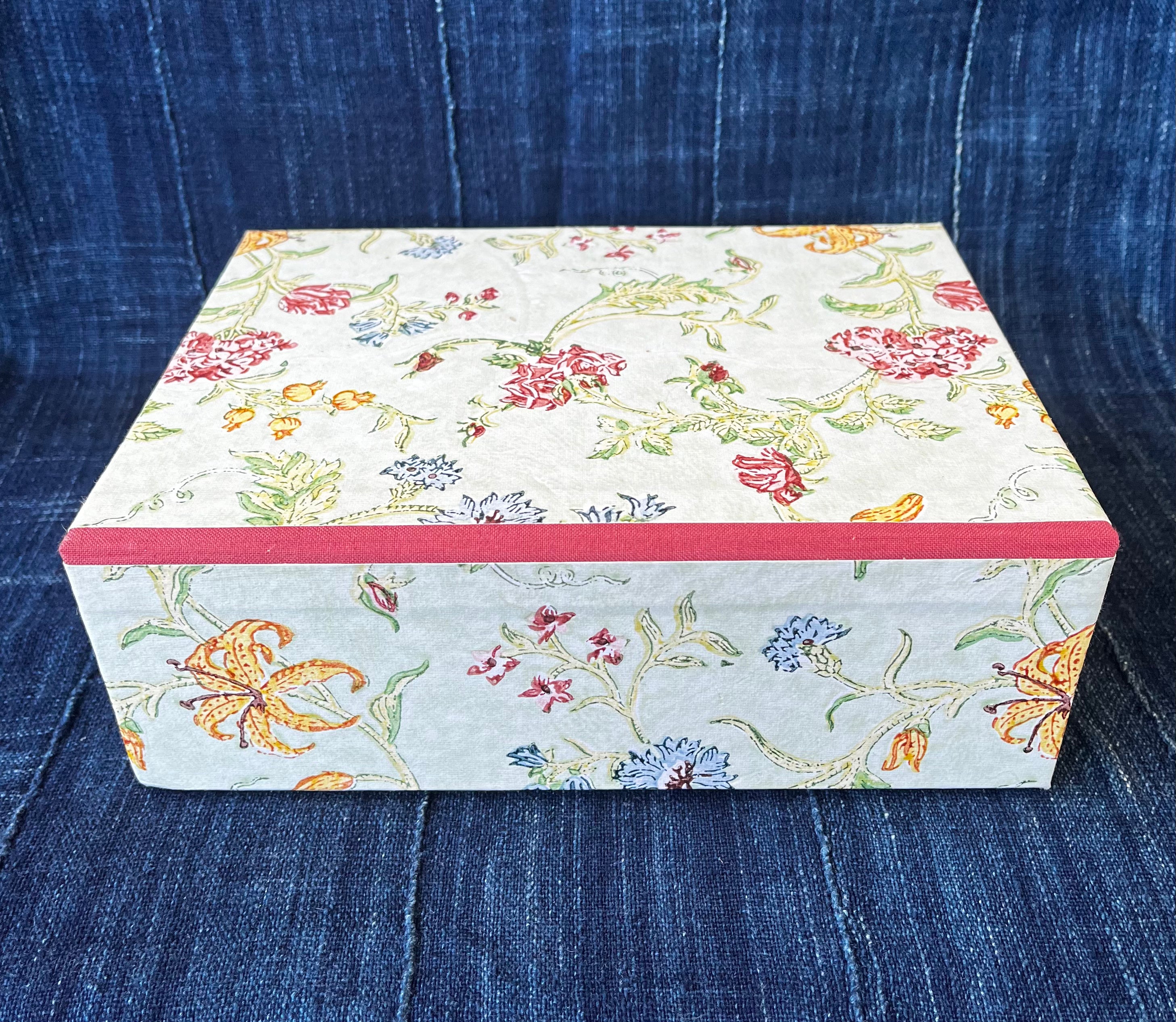 floral jewelry box