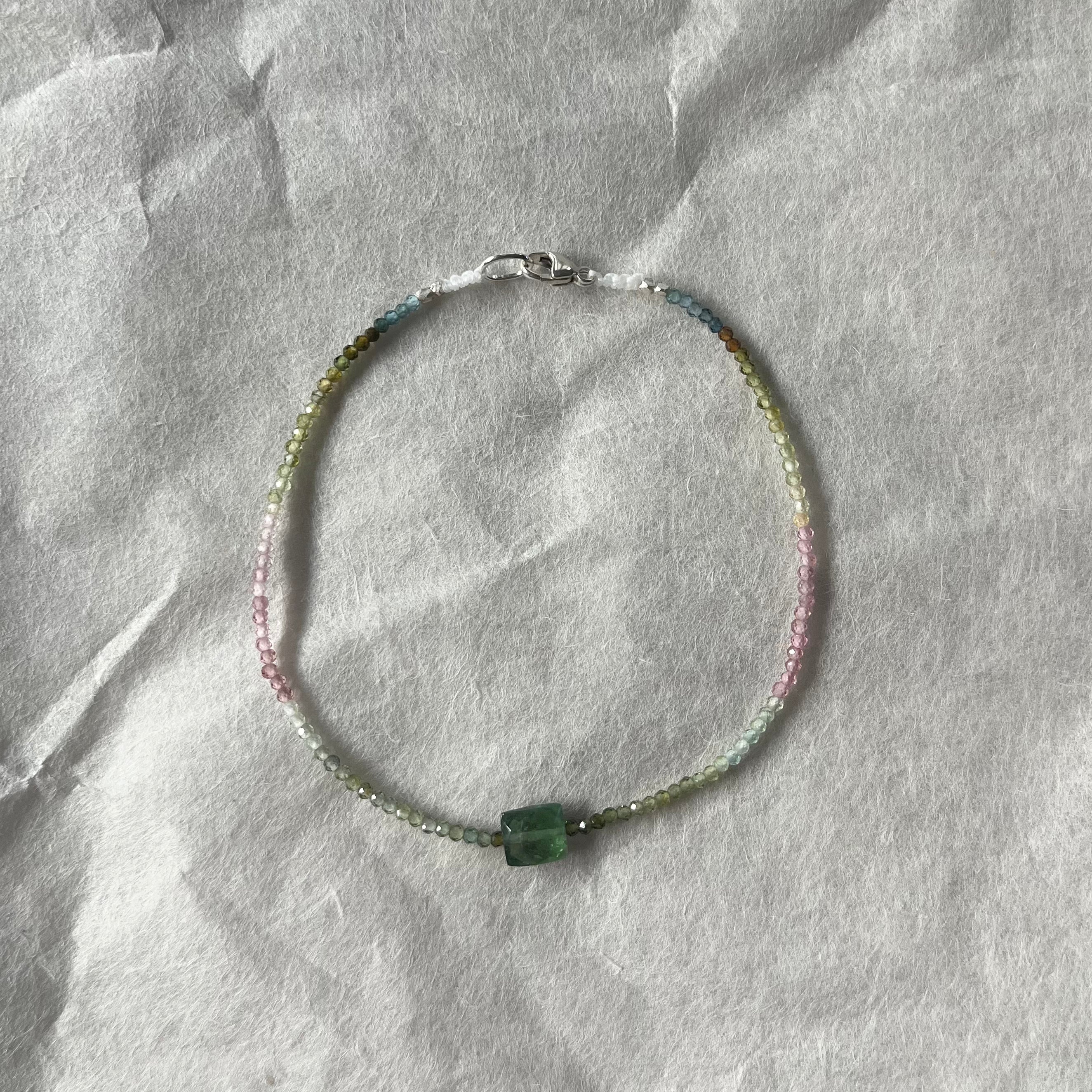 Watermelon Tourmaline Bracelet