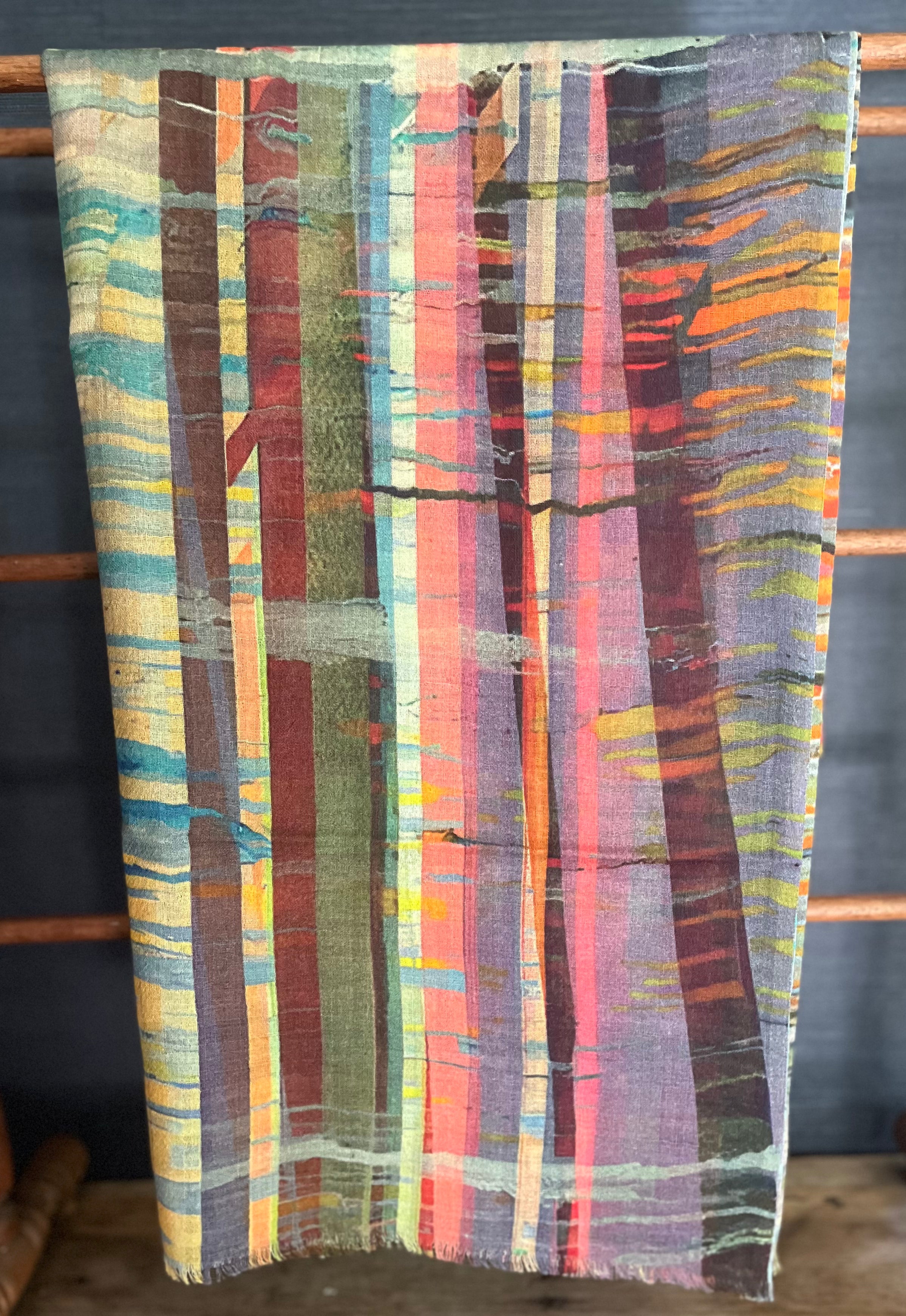 Multi Striped Scarf