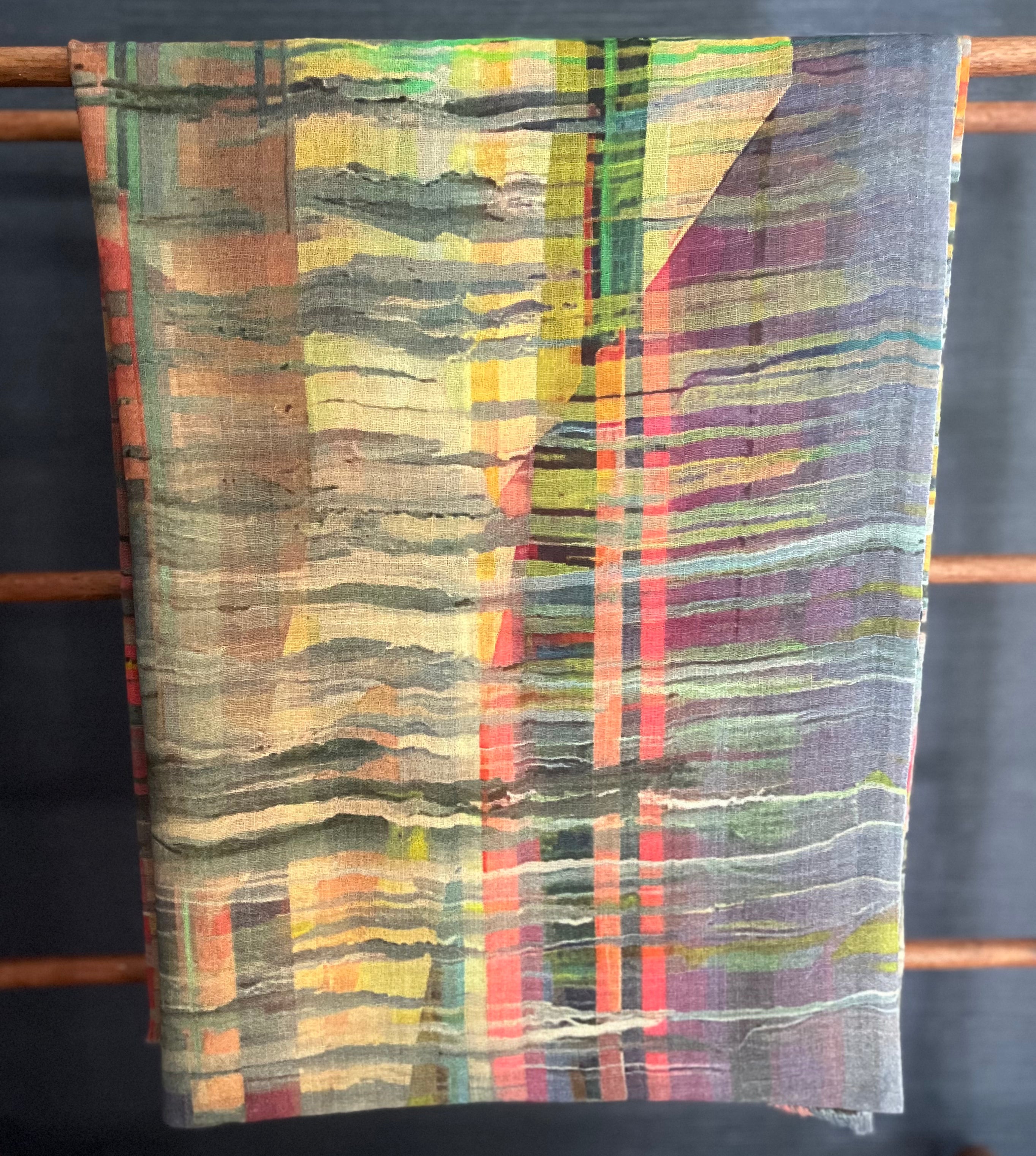 Multi Striped Scarf