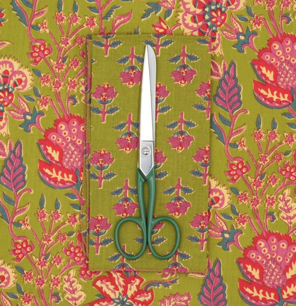 French napkins Jonquille Olive