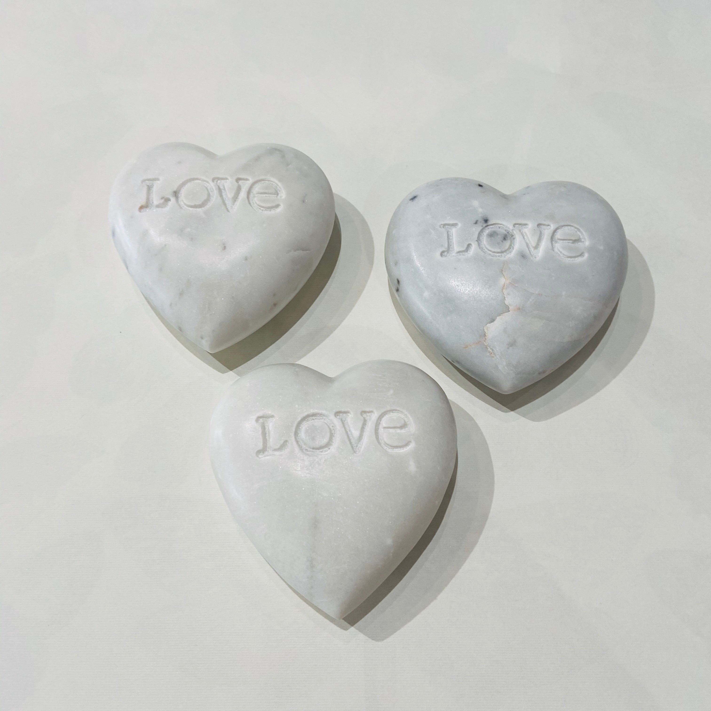 a heavy heart of love paperweight