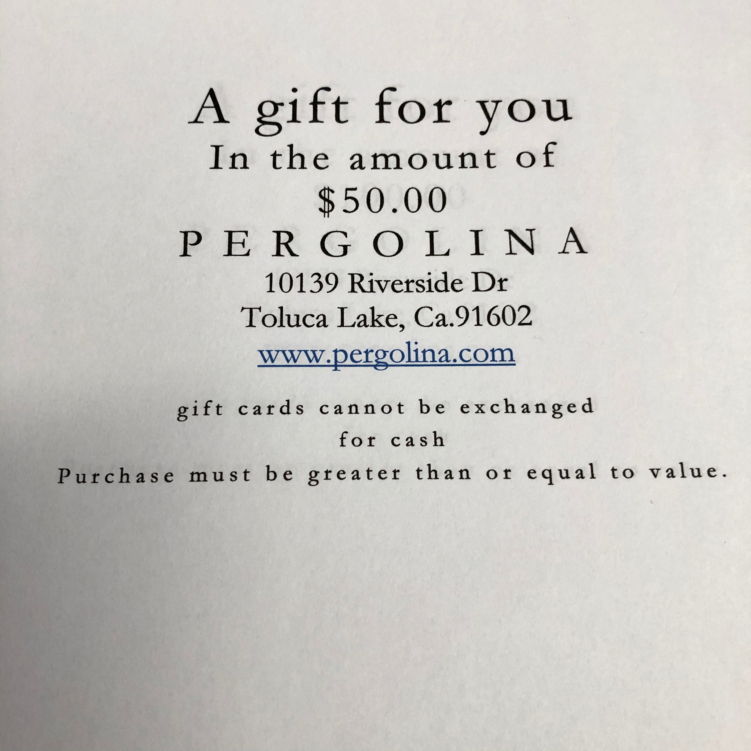 GLORIOUS GENEROUS GIFT CARD